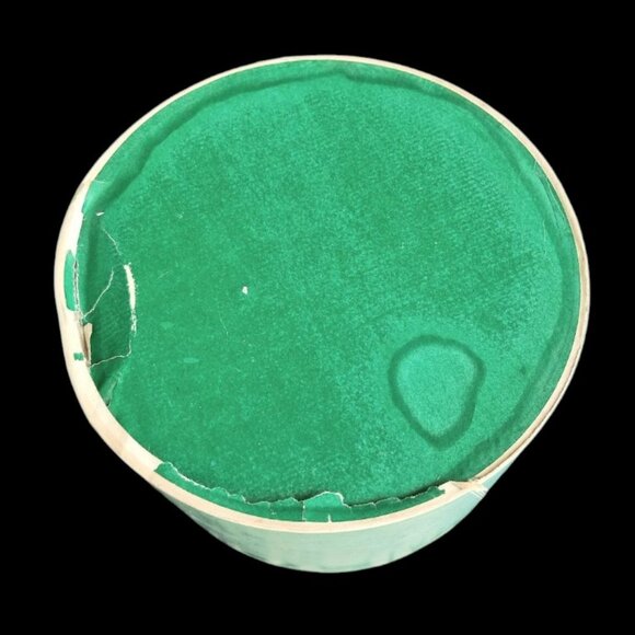 Vintage Jelleff's Washington, DC Cardboard Hat Green & Cream Box - Picture 8 of 11